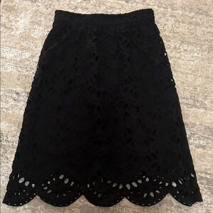 ann taylor black skirt